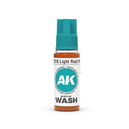 AK Interactive Light Rust Wash 18ml