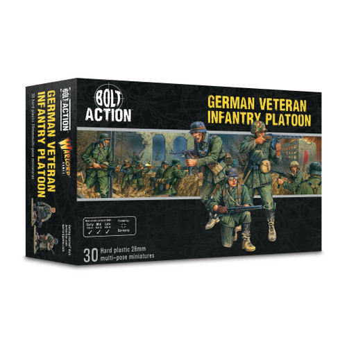 Bolt Action German Veterans Infantry Platoon