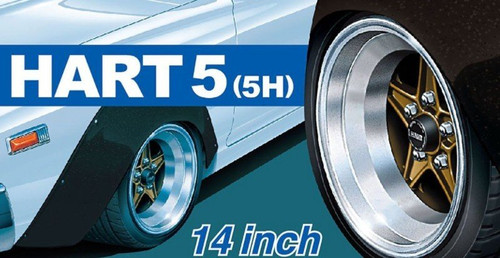 PRE-ORDER Aoshima 1/24 Tuned Parts #65 Hart5 5H 14 Inch