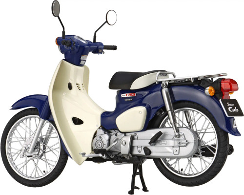 PRE-ORDER Fujimi 1/12 B-NX-No6 EX-1 Honda Super Cub110 Urbane Denim Blue Metallic Special Edition with Optional Parts