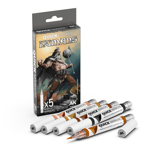 AK Interactive Quick Marker Humans Set