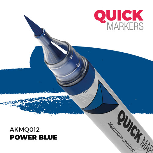 AK Interactive Quick Marker Power Blue