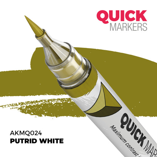 AK Interactive Quick Marker Putrid White