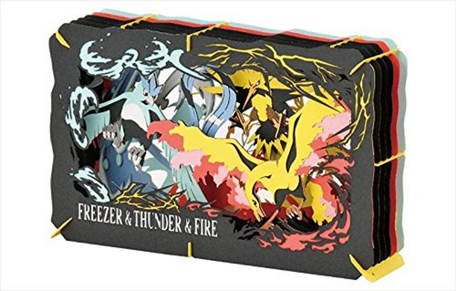 Ensky Pokemon PK-L01 Articuno, Zapdos, Moltres Paper Theater