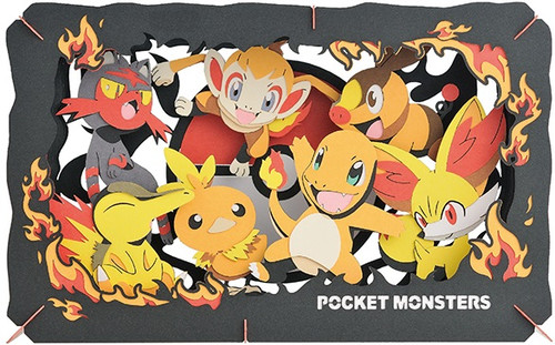 Ensky Pokemon PK-L04 Type: Fire Paper Theater