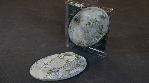 Gamers Grass Battle Ready Bases - Urban Warfare - Oval 170mm (x1)