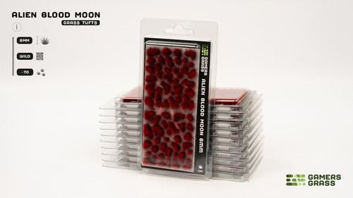 Gamers Grass Tufts - Alien Blood Moon 6mm Wild