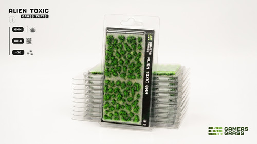 Gamers Grass Tufts - Alien Toxic 6mm Wild