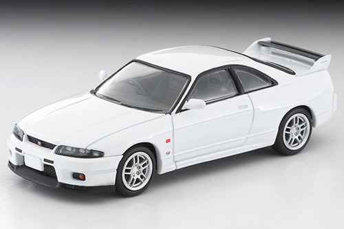 Tomica Limited Vintage NEO 1/64 LV-N308c Nissan Skyline GT-R V-Spec N1 White 1995 Mdel Diecast