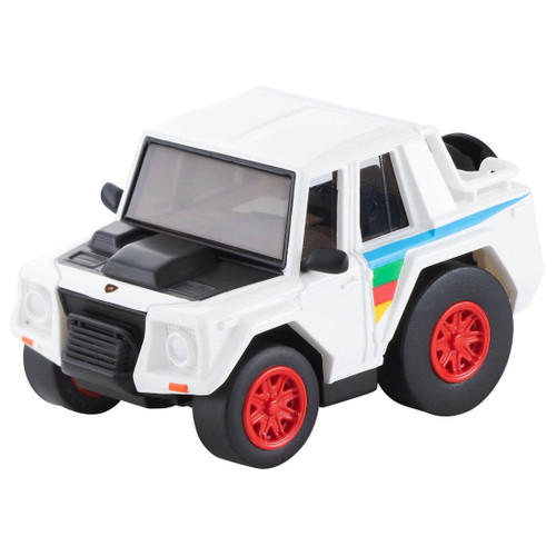 TomyTec Choro Q Zero Z-72c Lamborghini LM002 Rally Spec White Diecast
