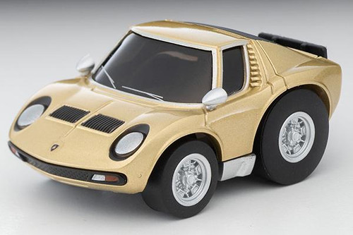 TomyTec Choro Q Zero Z-73c Lamborghini Miura SV Gold Diecast
