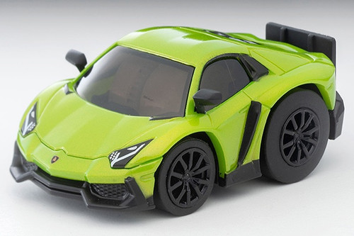 TomyTec Choro Q Zero Z75b Lamborghini Aventador 50 Anniversario YG Diecast
