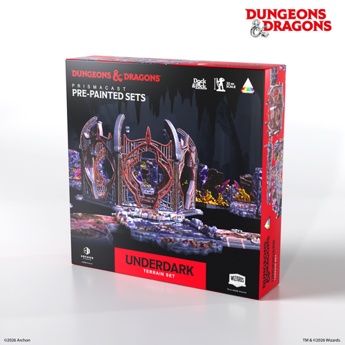 PRE-ORDER Archon Studio Dungeons & Dragons Underdark Pre-Painted Terrain Set