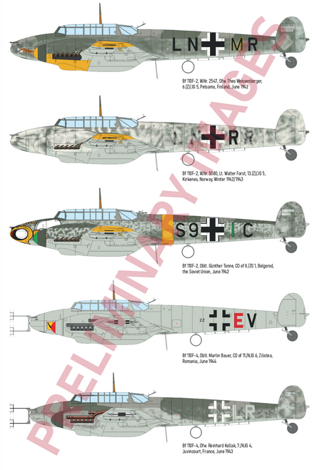 PRE-ORDER Eduard 1/72 Bf 110F ProfiPack