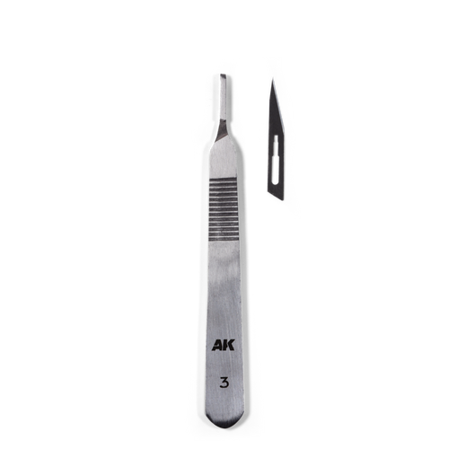 AK Interactive Blade Handle Steel with 2 Blades