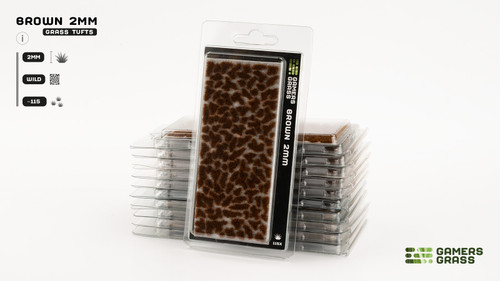 Gamers Grass Tufts - Brown 2mm
