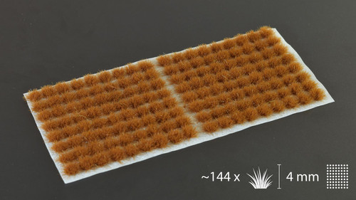 Gamers Grass Tufts - Brown 4mm Small