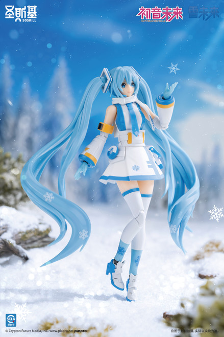 Eastern Model SHENGGE SOSKILL X Hatsune Miku Snow Miku Plastic Model Kit