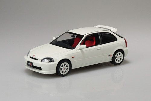 PRE-ORDER Aoshima 1/24 SNAP CAR #09-CW EK9 Honda Civic Type R 1997 Championship White