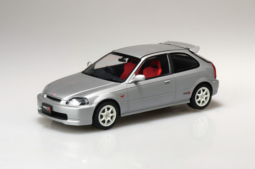 PRE-ORDER Aoshima 1/24 SNAP CAR #09-VS EK9 Honda Civic Type R 1997 Vogue Silver Metallic