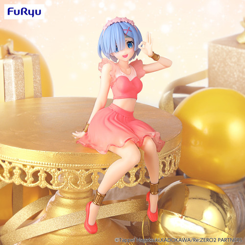 Furyu Corporation Re:ZERO -Starting Life in Another World- Rem Twinkle Party Another Color Ver. Noodle Stopper Figure