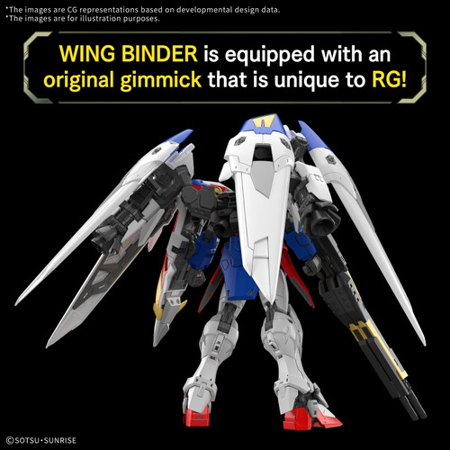 Bandai RG 1/144 Wing Gundam Zero "Mobile Suit Gundam Wing"