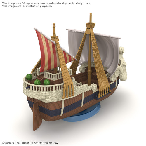 Bandai One Piece Grand Ship Collection Going Merry Netflix Ver.