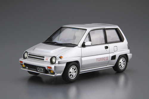 Aoshima 1/24 Model Car #60 Honda E-AA City Turbo II '85
