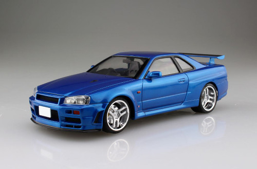 Aoshima 1/24 Initial D #09 Hosino Kozo BNR34 Skyline GT-R