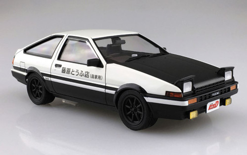 Aoshima 1/24 Initial D #01 Toyota Fujiwara Takumi AE86 Trueno Project D Ver.