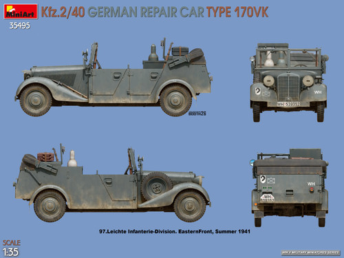 PRE-ORDER MiniArt 1/35 Kfz.2/40 German Repair Car Type 170VK