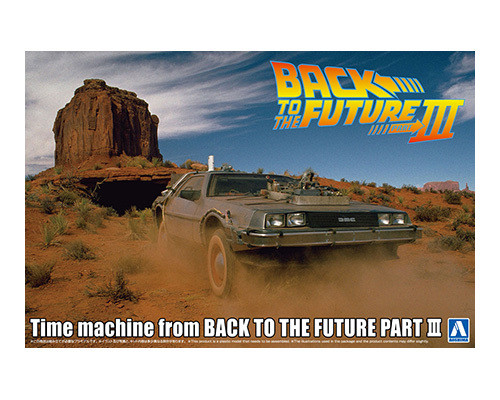 Aoshima 1/24 Movie Mecha #BT-03 Time Machine from Back To The Future Part III