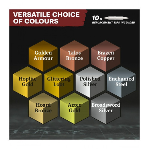 Army Painter Speedpaint Marker Metallics Set