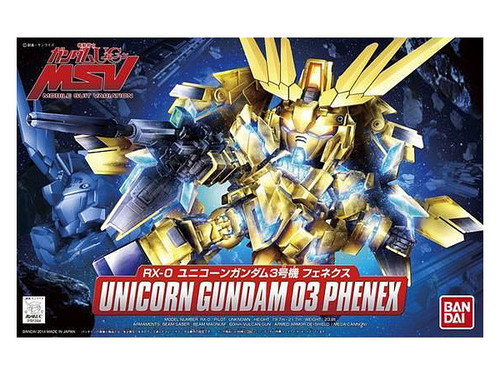Bandai SD BB#394 Unicorn Gundam 03 Phenex "Gundam UC"