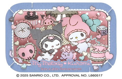 Ensky Paper Theater My Melody and Kuromi "Sanrio"