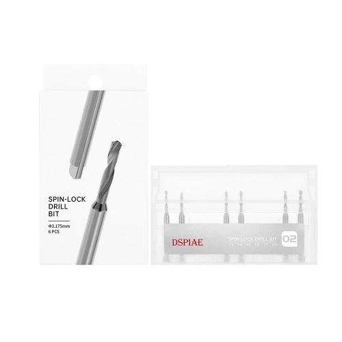 DSPIAE XDB-S01 Spin-Lock Drill Bit - Set 02 (Mobius & Orbit compatible)
