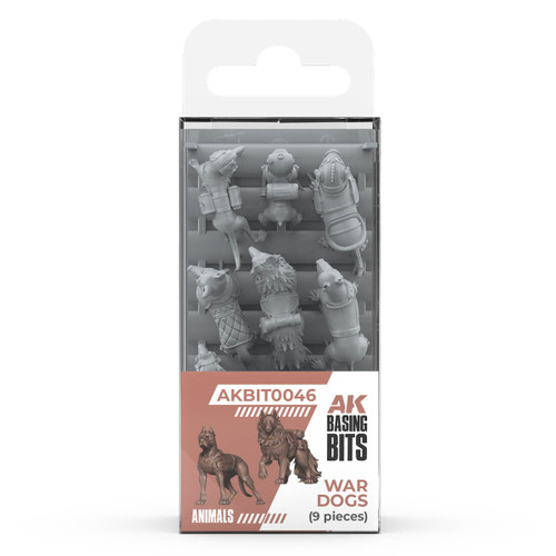 AK Interactive Basing Bits - War Dogs (9 Pieces)