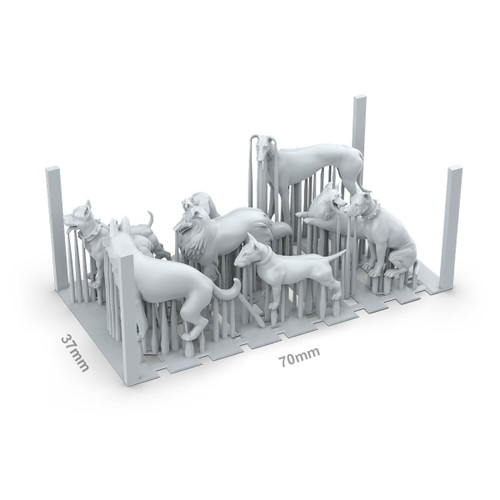 AK Interactive Basing Bits - Dogs (9 Pieces)