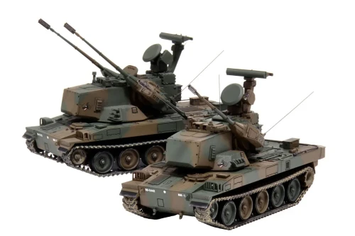 Fujimi 1/72 JGSDF Type 87 Self-Propelled Anti-Aircraft Gun (Set of 2) Special Version (w/Photo-Etched Parts)