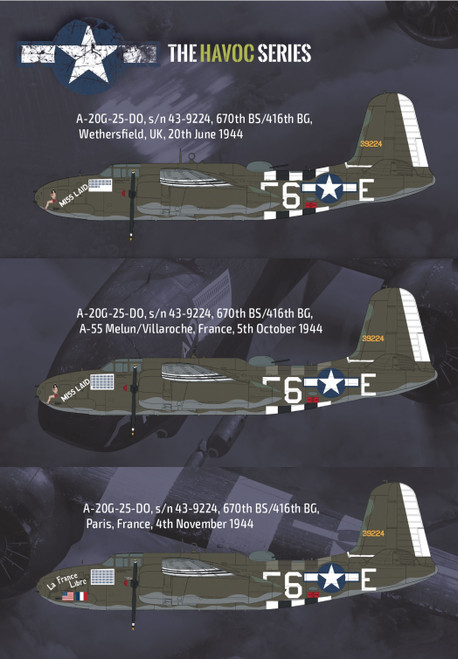 HK Models 1/32 A-20G Havoc over Europe Special Edition (free nose weight)