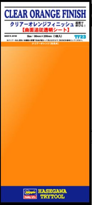 Hasegawa TF-23 Clear Orange Finish 90mm x 200mm