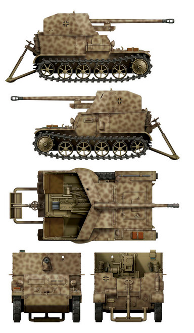 Das Werk 1/35 Pz.Sfl. Ia 5cm Pak