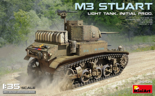 MiniArt 1/35 M3 Stuart Light Tank Initial Production