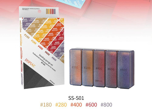 Dspiae SS-S01 Sanding Sponge 30pcs - #180-#800 Grit