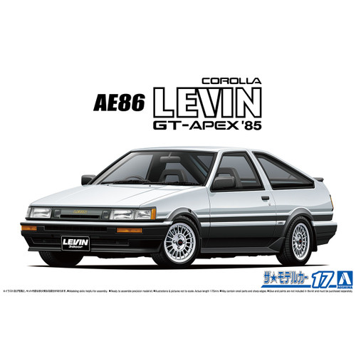 1/24 Toyota AE86 Corolla Levin GT-Apex '85 1/24 Toyota AE86 Corolla Levin GT-Apex '85