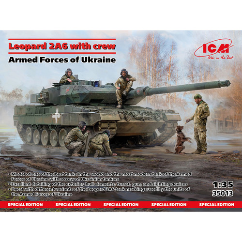ICM 1/35 Leopard 2A6 with Crew Armed Forces of Ukraine