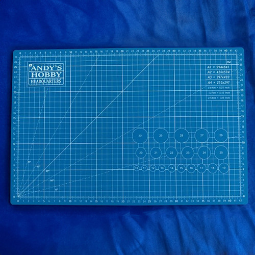 Andy's Hobby Headquarters Cutting Mat 12" X 18"