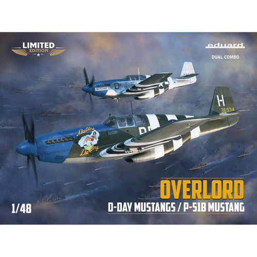 Eduard 1/48 Overlord: D-Day Mustangs / P-51B Mustang Dual Combo Limited Edition