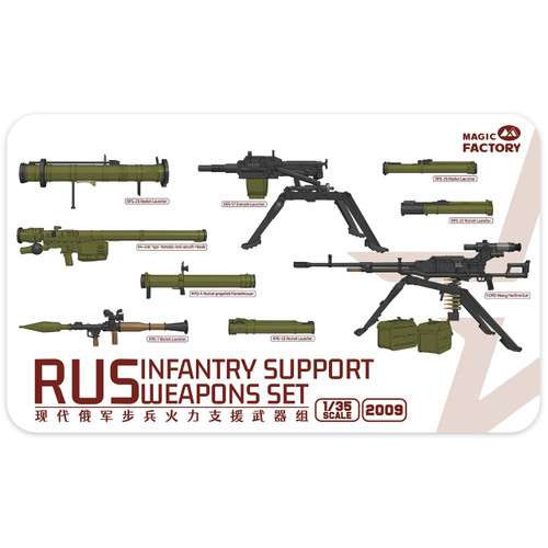 Magic Factory 1/35 RUS Infantry Support Weapons Set