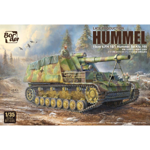 Border Model 1/35 Hummel Late Production 15cm s.FH 18/1 Hummel Sd.kfz.165